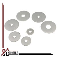 Large diameter washer (body washer) - 13x40x1,5 (M12) - SC 9022 - stainless steel A2