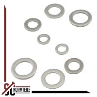 Washer for cylinder screws - M6 (6,4 mm) - DIN 433 stainless steel A2