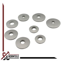 Sealing washer with EPDM / neoprene gasket - 4,8x14 (M4) - SC 9055 - stainless steel A2