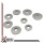 Sealing washer with EPDM / neoprene gasket - 4,8x14 (M4) - SC 9055 - stainless steel A2