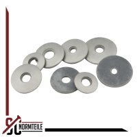 Sealing washer with EPDM / neoprene seal - 6,2x16 (M6) - SC 9055 - stainless steel A2