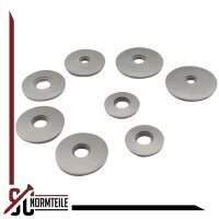 Sealing washer with EPDM / neoprene seal - 6,2x16 (M6) - SC 9055 - stainless steel A2