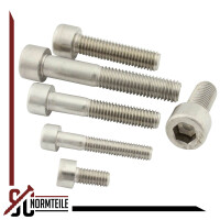 Zylinderschraube mit Innensechskant (ISK) - M4x6 - DIN 912 / ISO 4762 - Edelstahl A2