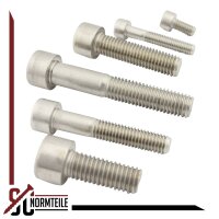 Zylinderschraube mit Innensechskant (ISK) - M10x20 - DIN 912 / ISO 4762 - Edelstahl A2