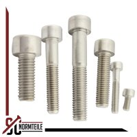 Zylinderschraube mit Innensechskant (ISK) - M10x20 - DIN 912 / ISO 4762 - Edelstahl A2