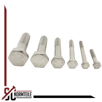 Hexagon head bolt with shaft - M12x170 - DIN 931 / ISO 4014 - Stainless Steel A2