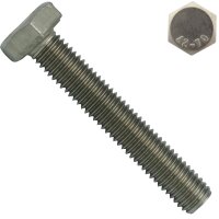Hexagon head bolt with full thread - M4x8 - DIN 933 / ISO...