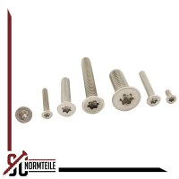 Countersunk head screw with TX - M3x35 - ISO 14581 / DIN 965 TX - Stainless steel A2