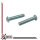 Pan head screw with hex socket - M3x8 - ISO 7380-1 10.9 - galvanized steel, tempered