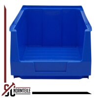 Sichtbox - Stapelbox in blau - 336 x 160 x 130 mm - No. 53 - 4,8 L - Material PP