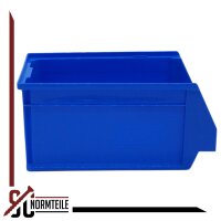 Sichtbox - Stapelbox in blau - 336 x 160 x 130 mm - No. 53 - 4,8 L - Material PP