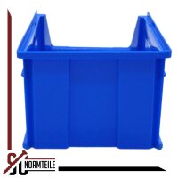 Sichtbox - Stapelbox in blau - 336 x 160 x 130 mm - No. 53 - 4,8 L - Material PP